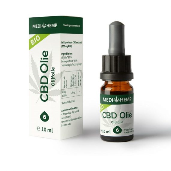 CBD oil Medihemp raw 10 ml 600 mg CBD