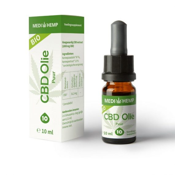 CBD oil Medihemp pure 10 ml 1000 mg CBD