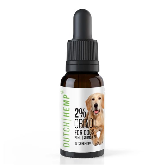 Dutch Hemp CBD oil for dogs – 20 ml – 2% – 400 mg CBD