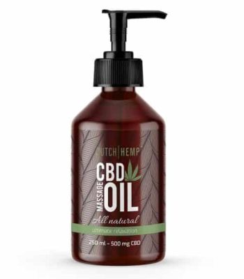 Dutch Hemp CBD massage oil – 250 ml – 500 mg CBD